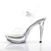 Fabulicious - COCKTAIL508 Sandale à bride à la cheville - Transparent Product image